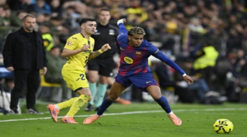 ثنائية قوية.. برشلونة يهزم فياريال ويحافظ على صدارة الليغا الإسبانية